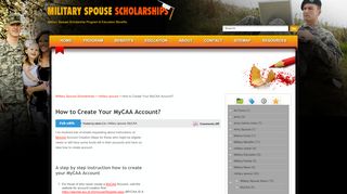 
                            7. How to Create Your MyCAA Account? - Military Spouse ...