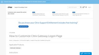 
                            7. How to Customize Citrix Gateway Logon Page