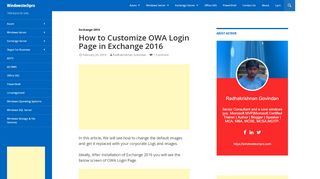 
                            10. How to Customize OWA Login Page in Exchange …