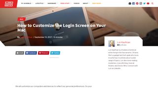 
                            8. How to Customize the Login Screen on Your Mac