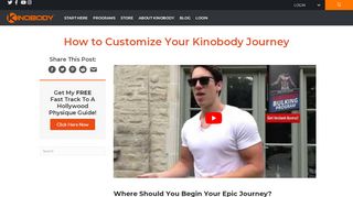 
                            1. How to Customize Your Kinobody Journey - Kinobody Fitness