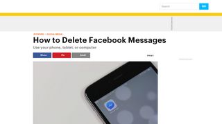 
                            9. How to Delete Messages From Facebook Messenger