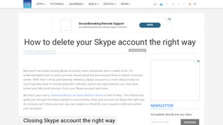 
                            8. How to delete your Skype account the right way