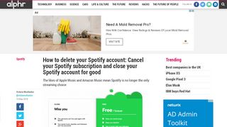 
                            5. How to delete your Spotify account: Cancel your Spotify ...