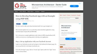 
                            8. How to Develop Facebook App with an Example using PHP SDK