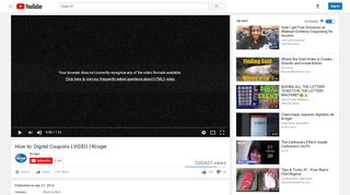 
                            5. How to: Digital Coupons | VIDEO | Kroger - YouTube