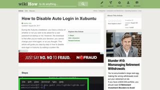 
                            2. How to Disable Auto Login in Xubuntu: 4 Steps (with Pictures)