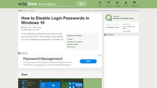 
                            6. How to Disable Login Passwords in Windows 10: 7 Steps