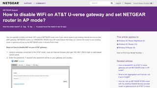 
                            9. How to disable WiFi on AT&T U-verse gateway and …