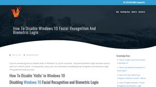 
                            7. How to Disable Windows 10 Facial Recognition and Biometric ...