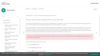 
                            6. How to disconnect a device from your account - …