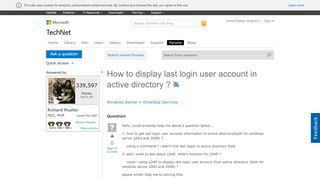 
                            3. How to display last login user account in active directory