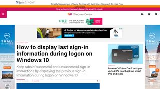 
                            6. How to display last sign-in information during logon on ...