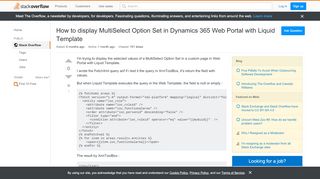 
                            3. How to display MultiSelect Option Set in Dynamics 365 Web Portal ...