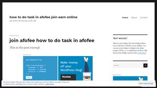 
                            2. how to do task in afofee join earn online – join afofee and earn ...