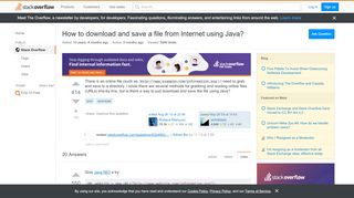 
                            7. How to download and save a file from Internet using Java ...
