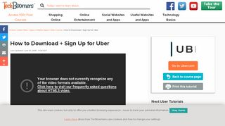 
                            8. How to Download and Sign Up for Uber | Free Uber Tutorials