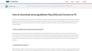 
                            2. How to download Samsung AllShare Play (link) and connect ...