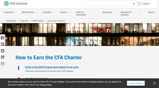 
                            4. How to Earn the CFA Charter - CFA Institute