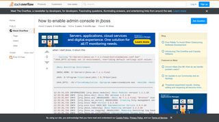 
                            7. how to enable admin console in jboss - Stack …