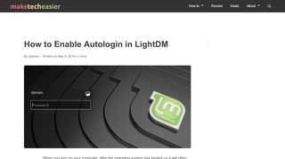 
                            8. How to Enable Autologin in LightDM - Make Tech Easier