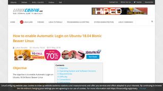 
                            9. How to enable Automatic Login on Ubuntu 18.04 Bionic ...