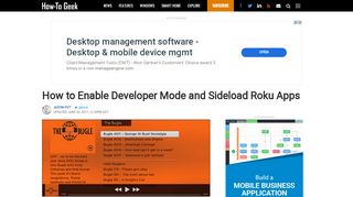 
                            7. How to Enable Developer Mode and Sideload Roku Apps