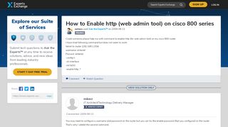 
                            9. How to Enable http (web admin tool) on cisco 800 series