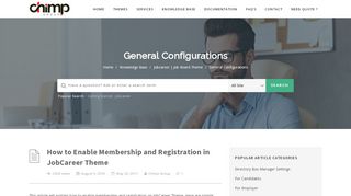 
                            2. How to Enable Membership and Registration in JobCareer ...