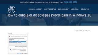 
                            10. How to enable or disable password login in Windows 10 - Dave's