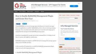 
                            9. How to Enable RabbitMQ Management Plugin and Create …