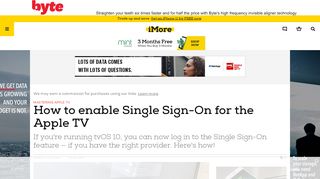 
                            6. How to enable Single Sign-On for the Apple TV | iMore