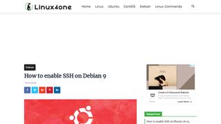 
                            5. How to enable SSH on Debian 9 | Linux4one