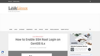 
                            6. How to Enable SSH Root Login on CentOS 6.x - …