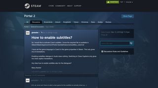 
                            3. How to enable subtitles? :: Portal 2 General Discussions