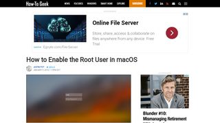 
                            4. How to Enable the Root User in macOS - HowToGeek