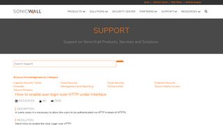 
                            3. How to enable user login over HTTP under Interface | SonicWall