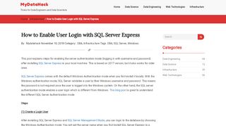 
                            3. How to Enable User Login with SQL Server Express