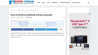 
                            11. How to Enroll a Landbank iAccess Account - DepEd Forum