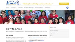 
                            9. How to Enroll - Ararat Charter School