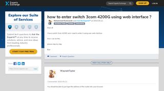 
                            8. how to enter switch 3com 4200G using web interface