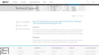 
                            6. How To: Extend the timeout period for ArcGIS Server Manager ...