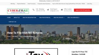 
                            8. How To File KRA Nil Returns | Cyber.co.ke