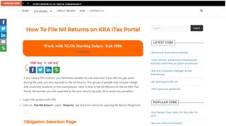 
                            5. How To File Nil Returns on KRA iTax Portal - Careerpoint Solutions