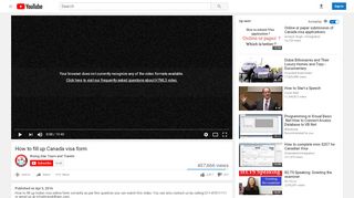 
                            6. How to fill up Canada visa form - YouTube