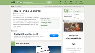 
                            9. How to Find a Lost iPod: 12 Steps (with Pictures) - wikiHow