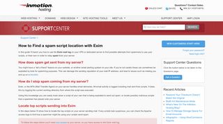 
                            5. How to Find a spam script location with Exim | InMotion Hosting ...