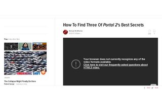 
                            10. How To Find Three Of Portal 2's Best Secrets - Kotaku