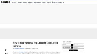 
                            6. How to Find Windows 10's Spotlight Lock Screen Pictures