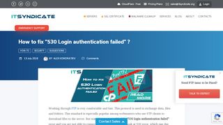 
                            1. How to fix 530 login authentication failed - …